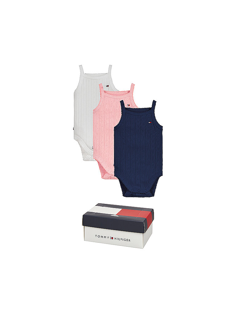 TOMMY HILFIGER Geschenkset Baby Mädchen Body 3-er Pkg. rosa | 74